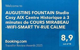 AUGUSTINS FOUNTAIN Studio Cosy AIX Centre Historique à 3 minutes de COURS MIRABEAU -WIFI-SMART TV-RUE CALME